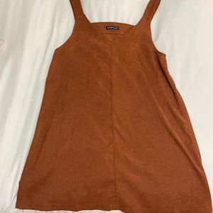 Burnt Orange Corduroy Dress
